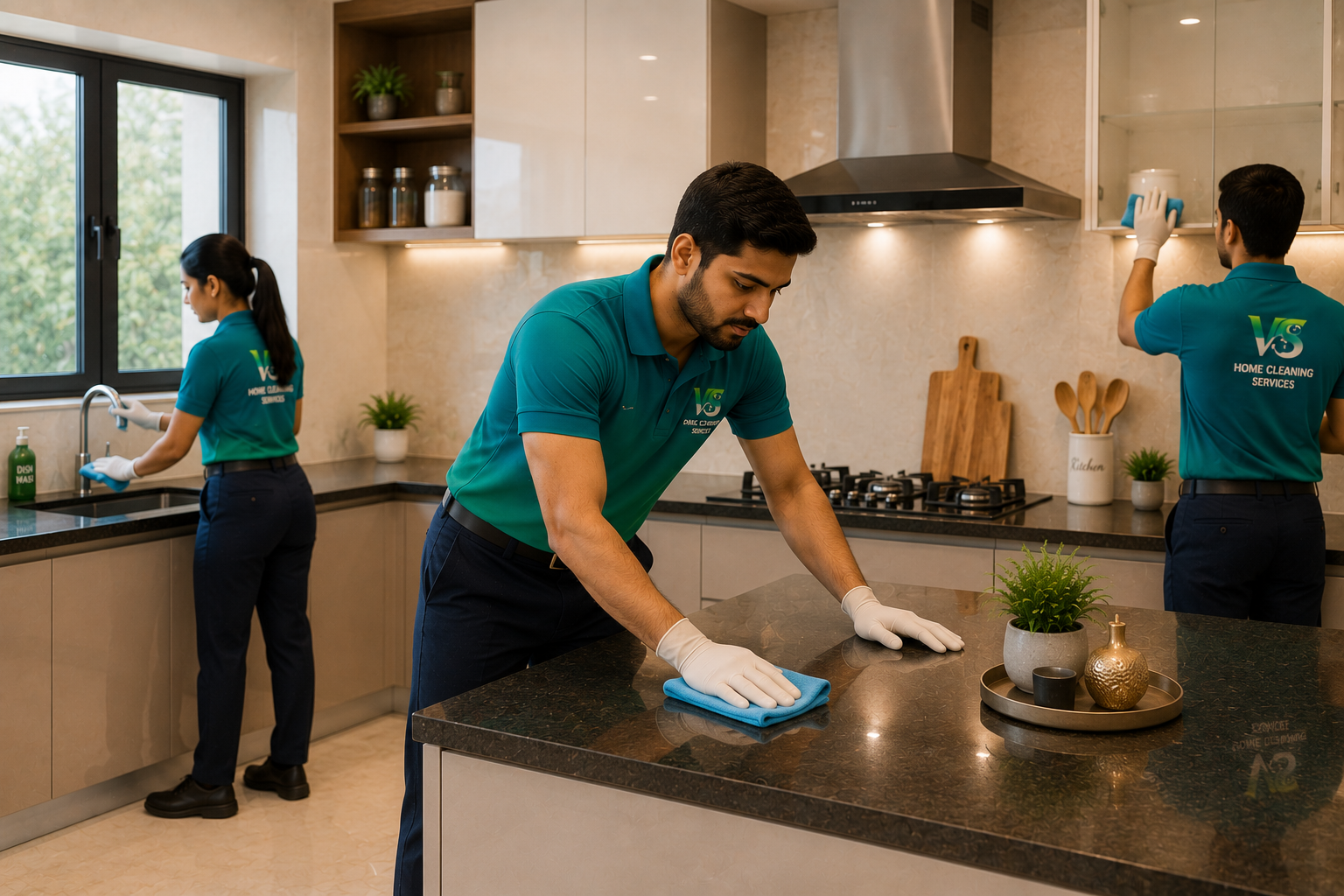 Kitchen cleaning by VS Home Cleaning Services